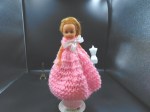 10 inch bl pink knit dress